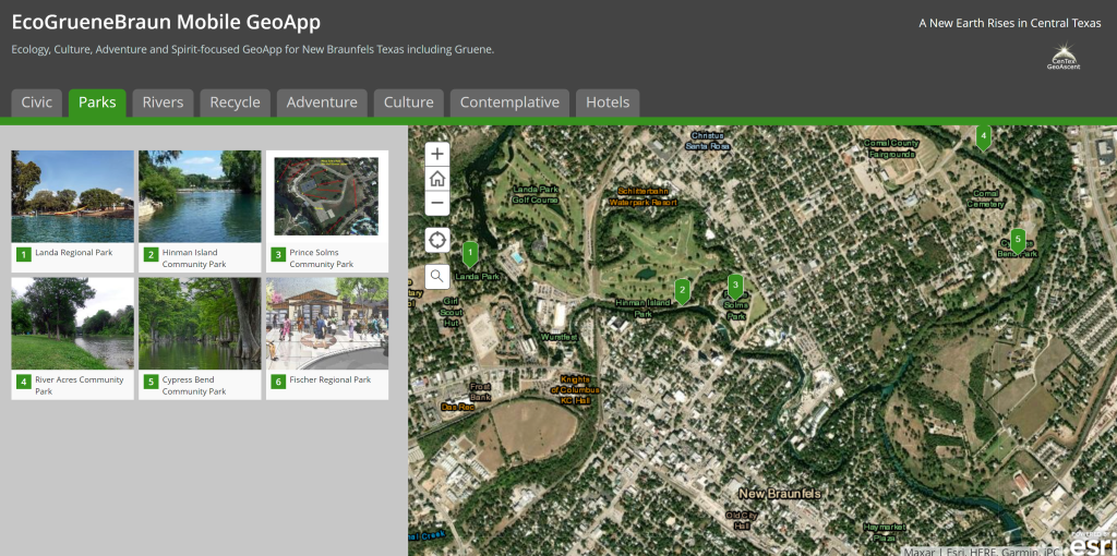 EcoGrueneBraun Mobile GeoApp